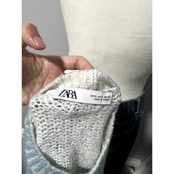 Zara Wool Blend Pastel Sweatshirt - Picture 6 of 6